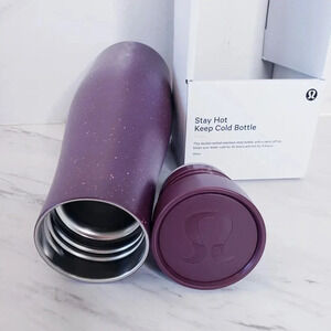 Lululemon Bottle Stay Hot Thermo Keep Cold Garnet 19 Oz. Double Walled